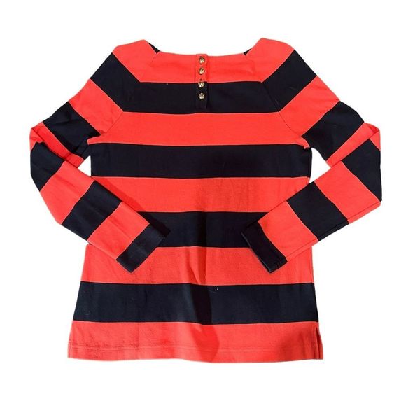 Vineyard Vines Women’s Striped Blouse Size Medium - Picture 3 of 3